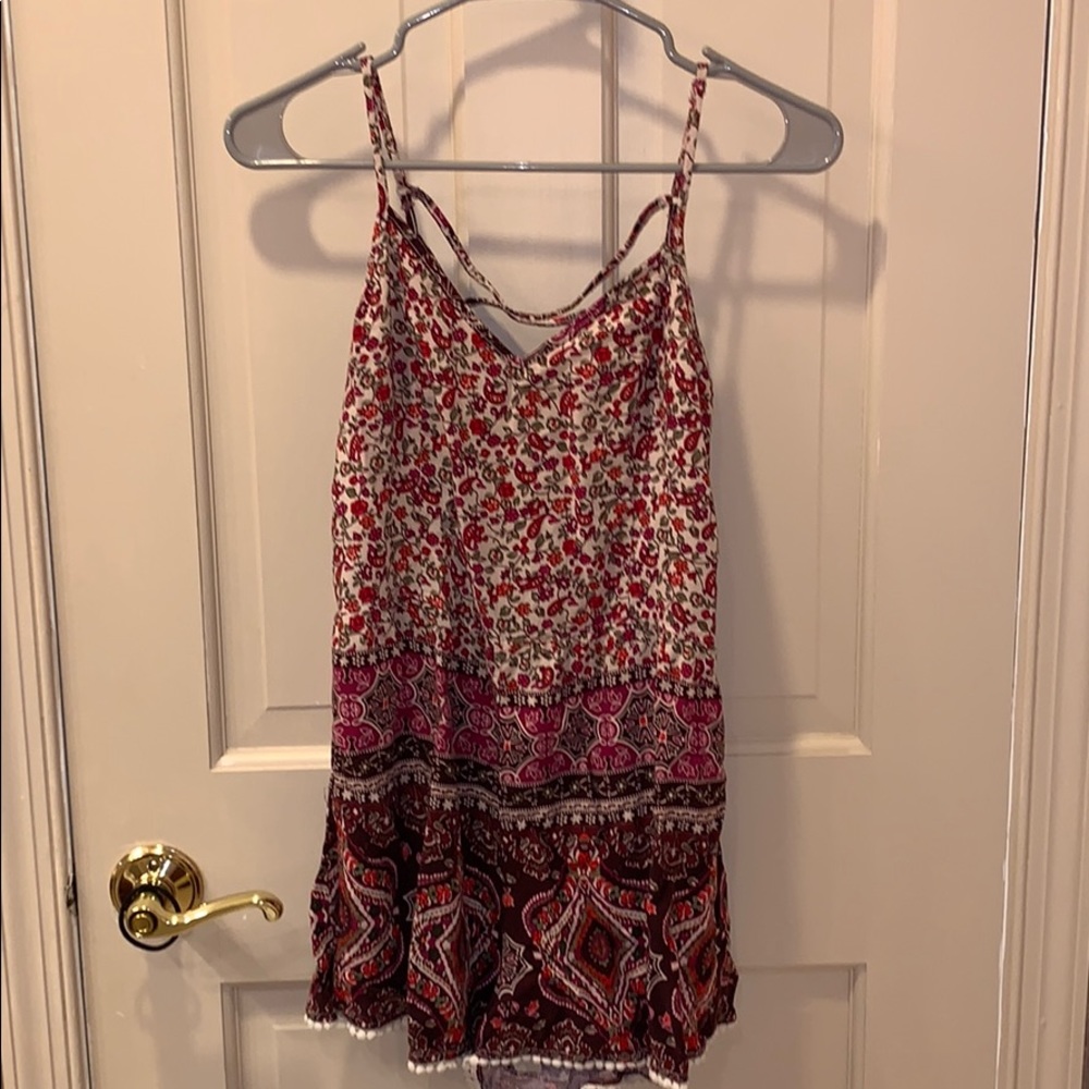 Floral Hollister Romper
